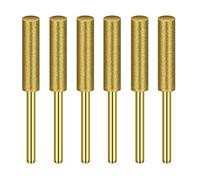 Afilador de motosierra de diamante, vástago de 1/8 pulgadas, piedras de afilar eléctricas de 5/32 pulgadas, adecuadas para motosierra Dremel Echo Poulan gasolina/eléctrica, paquete de 12 (5/32