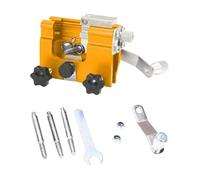 Afilador de motosierra universal, afilador de cadena de precisión universal, afilador de motosierra con 3 cabezales de lijado, manivela manual, kit para todo tipo de motosierras, construcción robusta