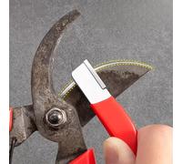 Afilador de tijeras y cuchillos de cocina profesional, piedra afiladora de cerámica de diamante de tungsteno para todas las cuchillas, incluida tijeras de jardín 2pcs Black