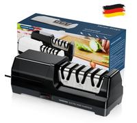 Afilador eléctrico de cuchillos, 3 etapas, 20 W, 2800 RPM, con revestimiento de diamante