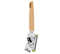 Afilador Manual Rápido de Acero Inoxidable para Cocina, Khaki | Herramienta de Afilado Casera, Base Antideslizante, Uso Seguro en Mesa, para Cuchillos y Mantenimiento