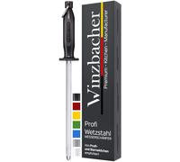 Afilador profesional para cuchillos, fabricado en acero templado, de 25 cm