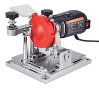 Afiladora para discos de sierra circular, máquina eléctrica de afilado de discos de sierra con 140W y 5700 RPM, equipada con discos de molienda cerámicos y de diamante de 100 mm. Compatible con discos