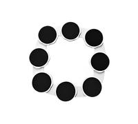 AFXGUSD Bandeja Giratoria para Servir Y Soporte para Platos con Diseño Portátil Y Capacidad para 8 Platos, 85.5 X 85.5 Cm