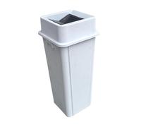 AFXGUSD Cubo de Basura Cuadrado, Contenedor de Basura, Papelera de Cocina, Cubo de Basura Industrial, 90 litros