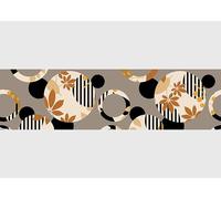 AG Design AWB 8272 - Cenefa autoadhesiva para paredes, muebles, papel pintado, revestimientos de paredes y puertas, lámina, multicolor, ancho 500 cm x alto 14 cm
