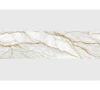 AG Design AWB 8454 Borde autoadhesivo elegante mármol impermeable decoración para paredes, muebles, papel pintado, revestimientos de paredes y puertas, película, ancho 500 cm x alto 13,8 cm