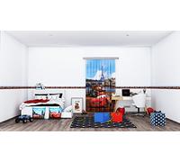 AG Design - Borde de Papel Pintado de Disney - Autoadhesivo - Disney Cars - Vinilo Adhesivo - 0.14 x 5 m - WBD 8071
