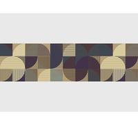 AG Design Cenefa autoadhesiva abstracción cuadrada AWB 8434 | Decoración autoadhesiva para paredes, muebles, papel pintado, revestimientos de paredes y puertas, lámina, multicolor, ancho 500 cm x alto