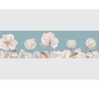 AG Design Cenefa autoadhesiva de flores silvestres AWB 8262, resistente al agua, decoración para paredes, muebles, papel pintado, revestimientos de paredes y puertas, lámina, multicolor, ancho 500 cm