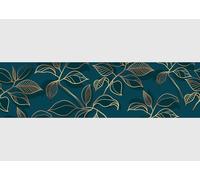 AG Design Cenefa autoadhesiva de hojas AWB 8404 | Impermeable Decoración para paredes, muebles, papel pintado, revestimiento de paredes y puertas, lámina, multicolor, ancho 500 cm x alto 13,8 cm