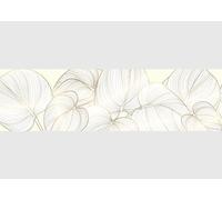AG Design Cenefa autoadhesiva de hojas doradas, AWB 8296, resistente al agua, decoración para paredes, muebles, papel pintado, revestimientos de paredes y puertas, lámina, multicolor, ancho 500 cm x