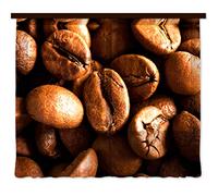 AG Design Cortinas - Café - Impresión fotográfica 3D - 280 x 245 cm - 2 Partes - FCSXXL 7405
