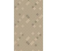 AG Design FCS L 7593-Cortinas para salón, Cocina, Dormitorio, casa de jardín, 140 x 245 cm, 1 Pieza, Color marrón, Poliéster