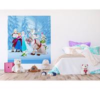 AG Design - Mural fotográfico para la Pared - No Tejido Kids Disney - Disney Frozen - Papel Pintado fotográfico - Póster Gigante de Pared - 180 x 202 cm - 2 Partes - FTDNXL 5149