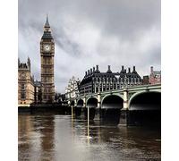 AG Design - Mural fotográfico para la Pared - No Tejido - Londres - Papel Pintado fotográfico - Póster Gigante de Pared - 180 x 202 cm - 2 Partes - FTNXL 2512