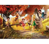 AG Design - Mural fotográfico para la Pared - Papel Kids Disney - Disney Fairies - Papel Pintado fotográfico - Póster Gigante de Pared - 360 x 254 cm - 4 Partes - FTD 0251