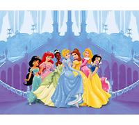 AG Design - Mural fotográfico para la Pared - Papel Kids Disney - Princesas Disney - Papel Pintado fotográfico - Póster Gigante de Pared - 360 x 254 cm - 4 Partes - FTD 0264