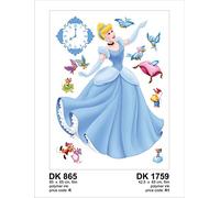 AG Design Pared Pegatinas dk 1759 de Cenicienta de Disney