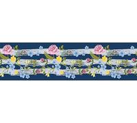 AG Design WB 8237 Borde de Papel Pintado, Película autoadhesiva, Multicolor, 5 x 0,14 m