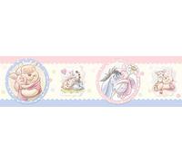 AG Design WBD 8066 Disney Winnie The Pooh, Borde Autoadhesivo, Rollo de Papel, Colorido, 500 x 14 cm, 1 Unidad