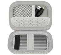 Againmore Funda de transporte de viaje compatible con Plaud Note/para grabadora de voz Plaud Note Pro AI, bolsa de almacenamiento rígida para grabadora de voz digital, con bolsillo de malla y