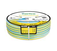Agaplast Manguera de Agua de 4 Capas, Manguera de Riego de Jardín Anti Twist, Flexible Tricot Braid Resistente a los Rayos UV, 25 Bar, 1/2" 20m, Azul