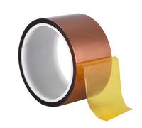Agatige Cinta térmica de 108 pies, 33 mx0,06 mm 250-300 ℃ Cinta de prensa de transferencia de calor Película de sublimación de alto aislamiento térmico para soldadura de chip BGA (50 mm de ancho)