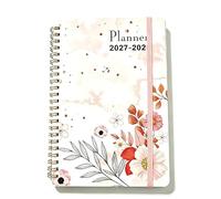 Agenda 2026-2028, Planificador Semanal, Agenda Escolar 2026-2028, Tamaño A5, 15x21 cm, Día Página, Diseño Elegante, Rosa