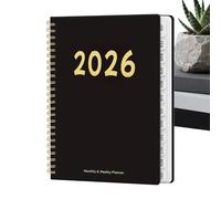 Agenda 2026 Cuaderno Anual De Notas Para 12 Meses | Planificador Semanal Mensual 2026 Para Escolar, Universitario, Estudiantes, Mujeres, Profesores,
