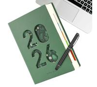 Agenda 2026 Monthly Planner - A5 Thick Paper PU Leather Calendar - 2026 Daily Planner Calendar Book | Efficient Categorized For Schedule Academic Agenda Appointment Work Planning Home School Classroom