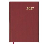 Dohe Agenda Sintex anual Día por página 14 x 20 cm 288 páginas Burdeos