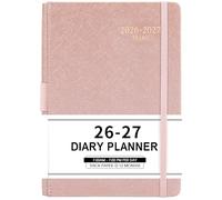 Agenda académica 2026 2027, A5, página por día, 2026 y 2027, de julio de 2026 a junio de 2027, con pestañas mensuales, bolsillo interior, bandas, 14,5 x 21 cm