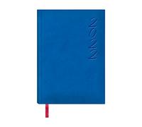 Agenda Anual 2022 en Catalán - Organizador Semanal - Cada Día Una Página - Tamaño 15 x 21 cm - Modelo Brasilia - Color Azul Océano - Hojas Color Ahuesado - Planificador Mensual Portable - Dohe