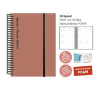 Agenda anual (2026-27) senfort 16 meses iki foam espiral tapa pp con g