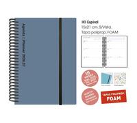 Agenda anual (2026-27) senfort 16 meses iki foam espiral tapa pp con g