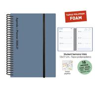 Agenda anual (2026-27) senfort 16 meses student foam espiral tapa pp c
