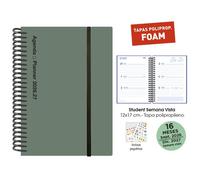 Agenda anual (2026-27) senfort 16 meses student foam espiral tapa pp c