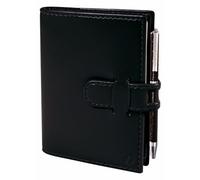 Agenda de bolsillo Quovadis MINI 2 DAYS cubierta Soho negro ébano 7 x 10 cm - 2 días por página 370150Q - con portaminas - añada 2020