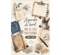 Agenda de Bord 2026/2027 Professeur Lycée Professionnel: Carnet de Bord 2026/2027 Prof Lycée Professionnel | Cahier Relevé de Notes 18 Classes, ... Cours Semainier, Fiches de Stages Format A4