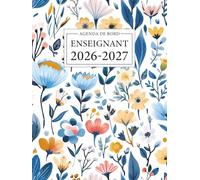 Agenda de bord Enseignant 2026/2027: Carnet de Bord A4 pour les Professeurs
