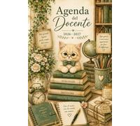 Agenda del Docente 2026 2027 Giornaliera A5: Registro per Insegnanti, 1 Pagina per Giorno, Planner giornaliero per docenti con calendario scolastico da settembre 2026 a Luglio 2027