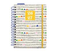 Agenda Escolar (2026-27) Miquelrius Anne Lehman Wire-O Tapa Extra Con Goma Plus 4º 170X218 D/P Sunny Linesers