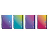 Agenda Escolar (2026-27) Oxford Gradient Espiral Tapa Extradura Con Goma 4º S/V Surtido (4 Mod.)