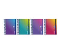 Agenda Escolar (2026-27) Oxford Gradient Espiral Tapa Extradura Con Goma 8º D/P Surtido (4 Mod.)