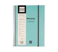 Agenda Finocam Mytime Personalizable No Fechada Espiral Tapa Pp Con Goma E10 155X212 S/V