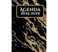 Agenda Mensual 2025-2029: Planificador mensual 5 años Enero 2025 - Diciembre 2029, 60 Meses Diario Organizador A5, 165 Páginas.