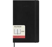 Agenda Moleskine 2026 Diaria Large Negra Tapa Blanda