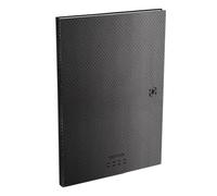 Agenda Oxford Ophio escolar semanal 16 x 24 cm, año 2026, color negro