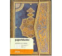 AGENDA PAPERBLANKS 2026 SEMANA EN DOS HOJAS MIDI SAFAVID INDIGO